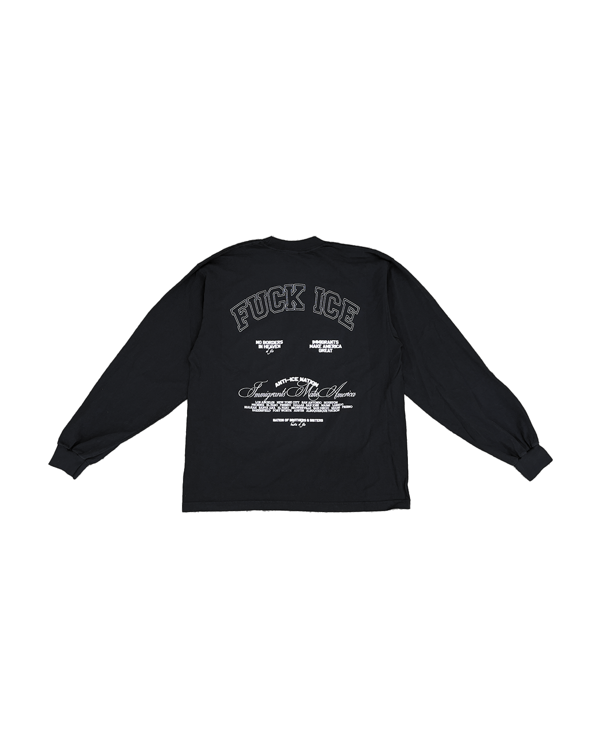 No Borders Hoodie Longsleeve Sample