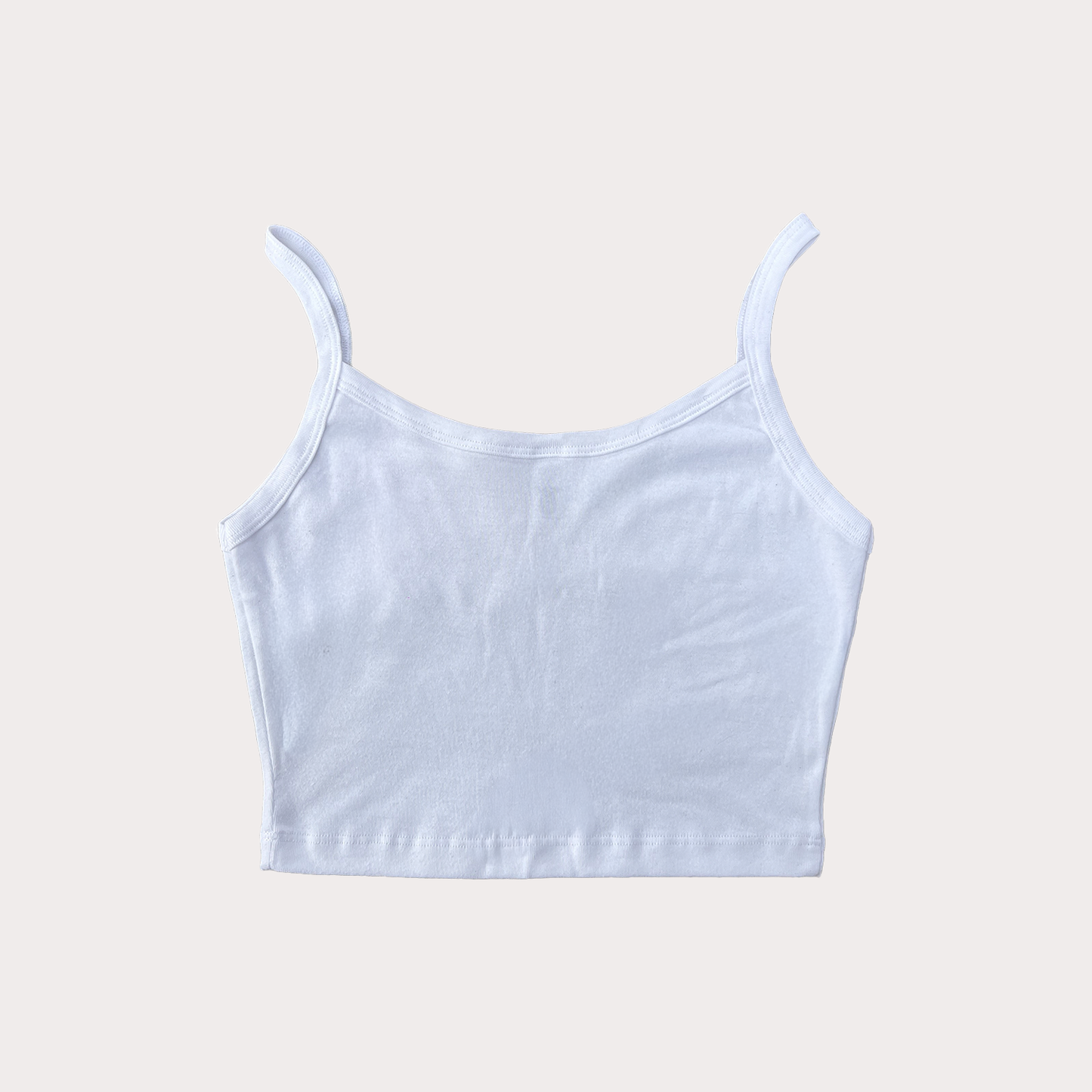 Chunti Mami Crop Tank 'Blanca"