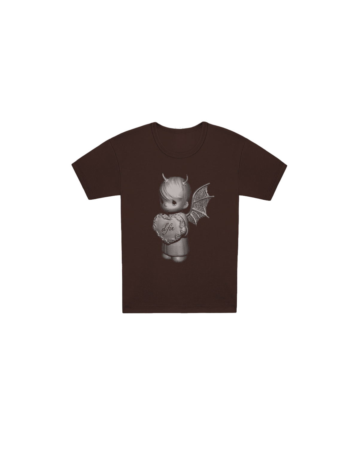 Diablito Donation Baby Tee - Chocolate Abuelita