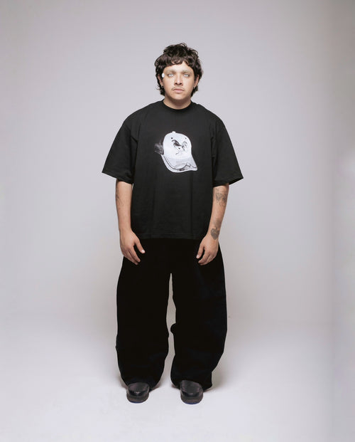 CHINGA TU MIGRA TEE - BLACK