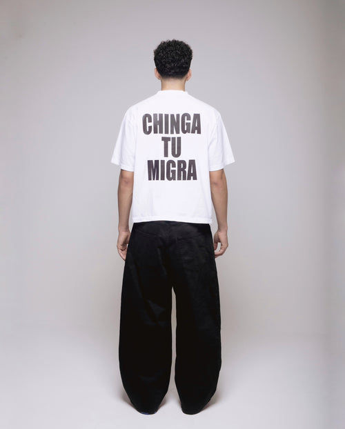 CHINGA TU MIGRA TEE - WHITE