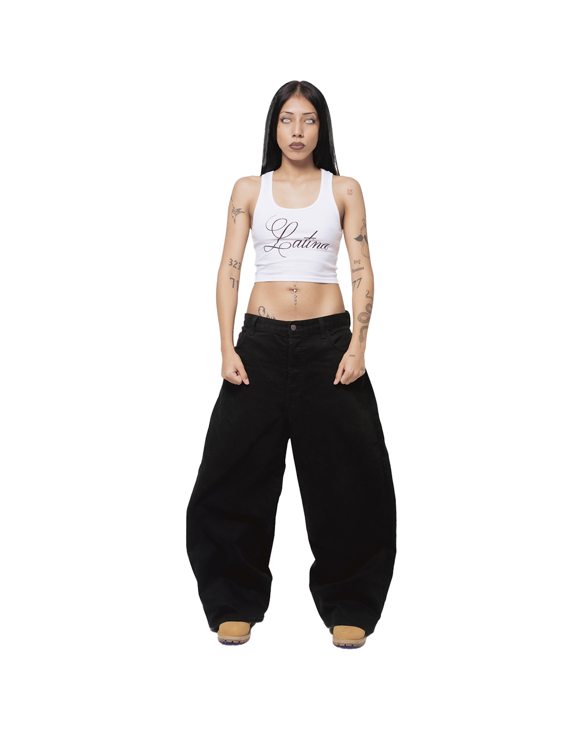 Latina Cropped Tank Sample